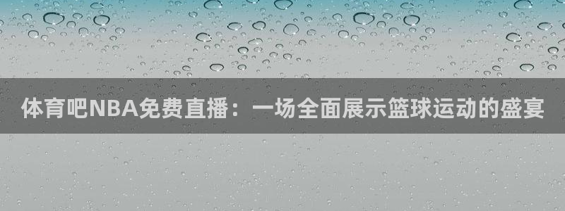 体育吧NBA免费直播：一场全面展示篮球运动的盛宴