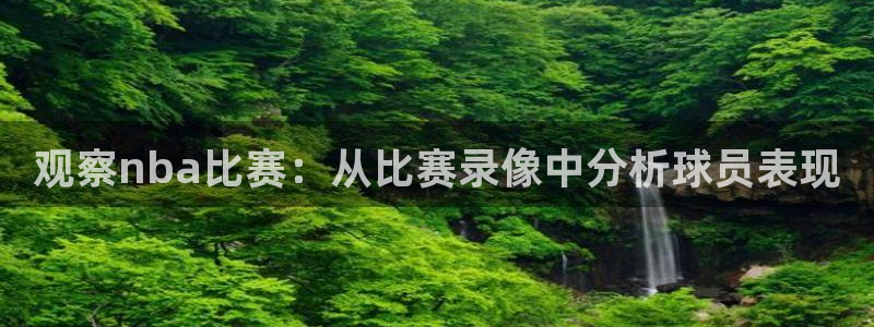 观察nba比赛：从比赛录像中分析球员表现