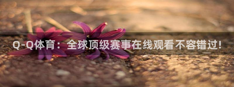 Q-Q体育：全球顶级赛事在线观看不容错过!